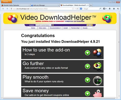 video downloadhelper download location